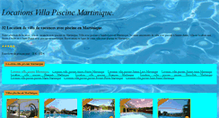 Desktop Screenshot of location-villa-piscine-martinique.com