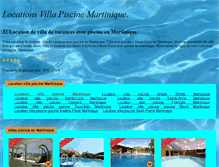 Tablet Screenshot of location-villa-piscine-martinique.com